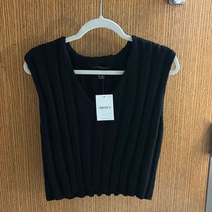 Black Sweater Vest